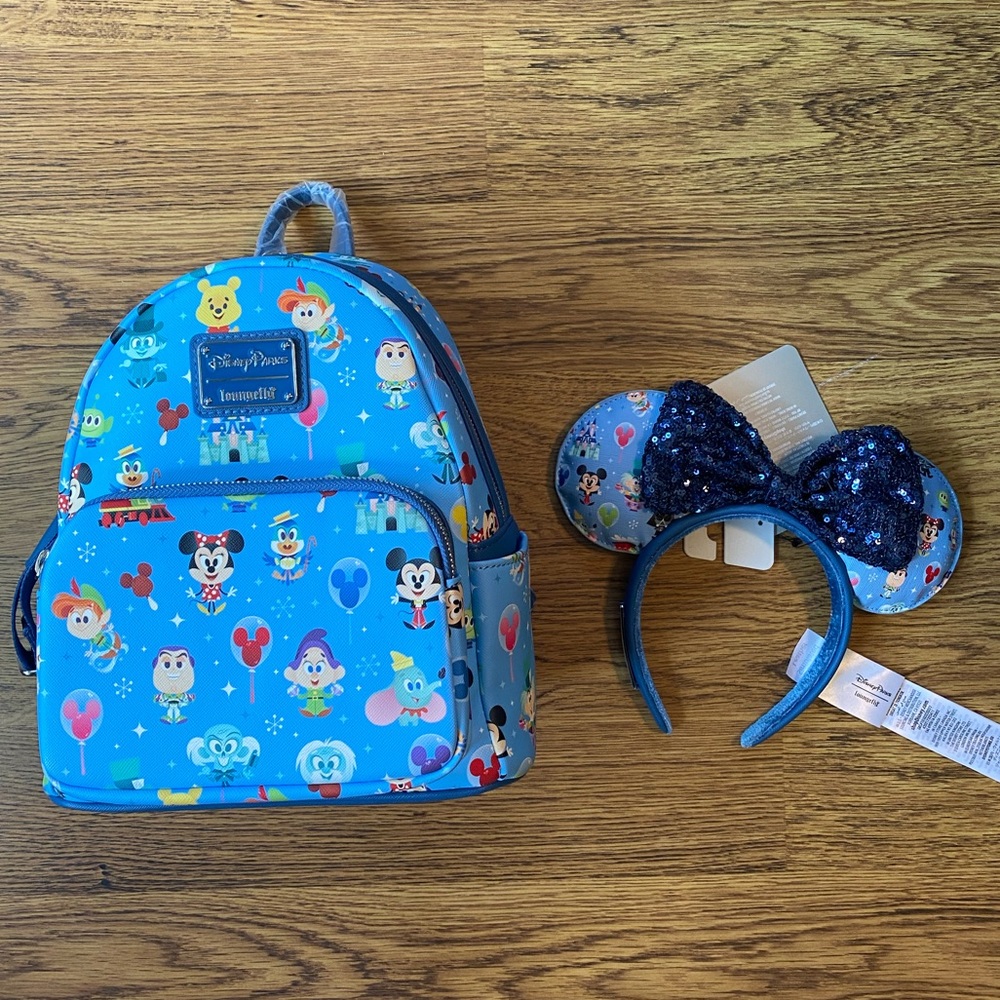 Loungefly Backpack and Ears Set